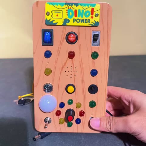 Tablero Sensorial Montessori Lumo con Luces LED